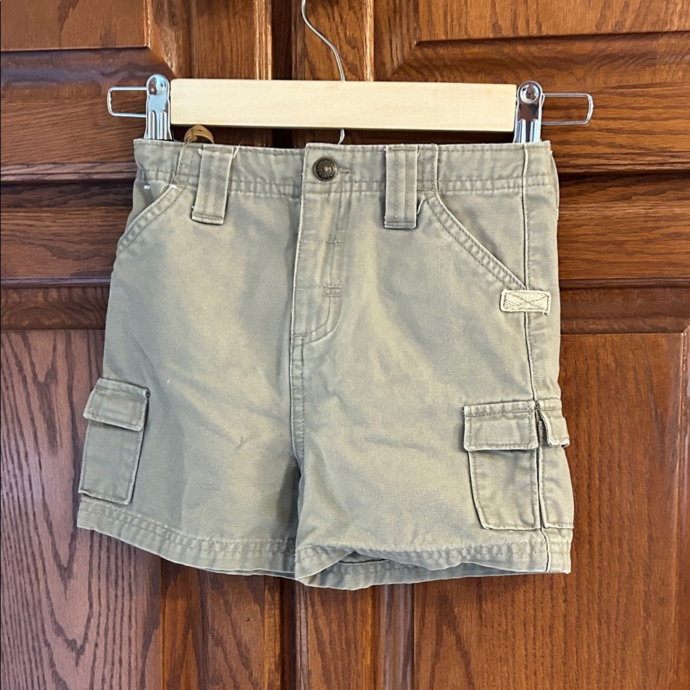 Lee Kids Khaki Cargo Shorts